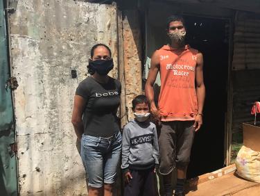 Humanitäre Hilfe in Venezuela Familie Contreras 