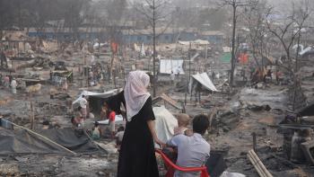 fire Rohingya Camp